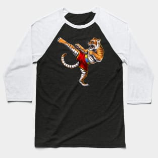 Tiger Muay Thai Fighter Baseball T-Shirt